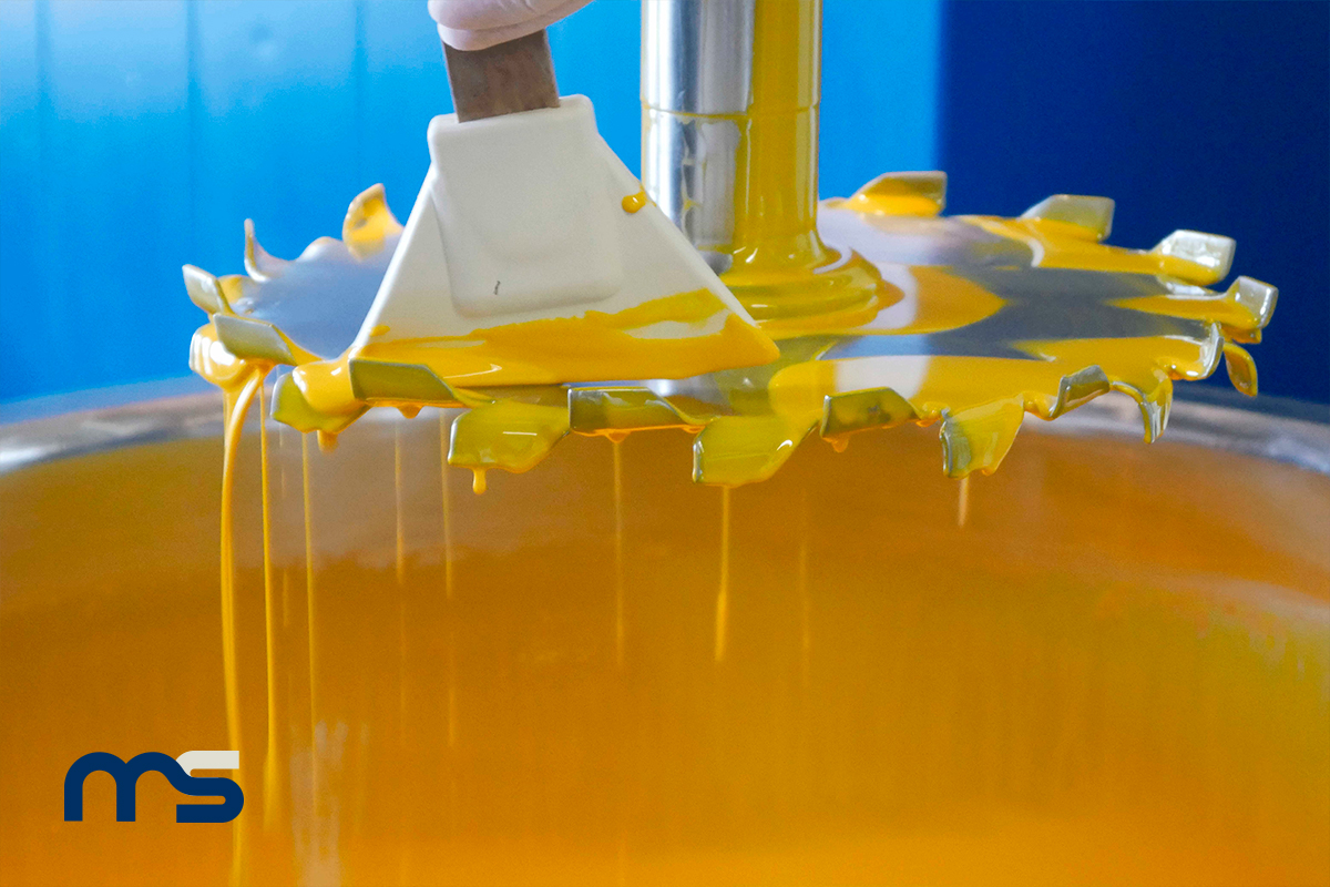 Epoxidharz nach dem Rührvorgang